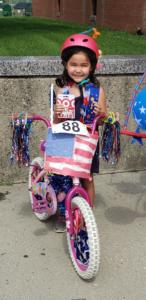 bikes 1st theme of parade Annabelle Davis